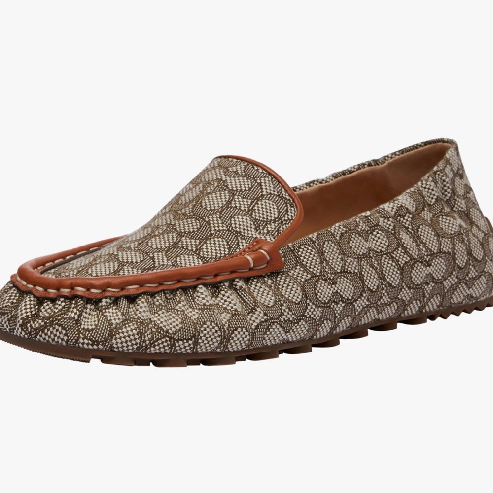 Coach Brown and Tan Loafers